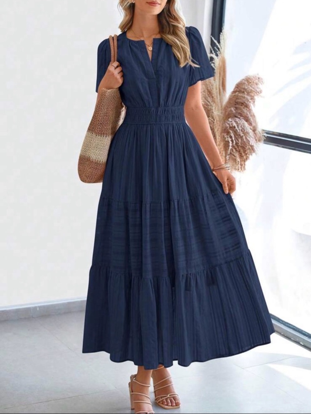 BTFBM tiered maxi dress